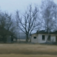 Vyklizené vesnice v Černobylské zóně